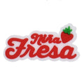 Nina Fresa strawberry girl sign 122-47 - Shoe Charm