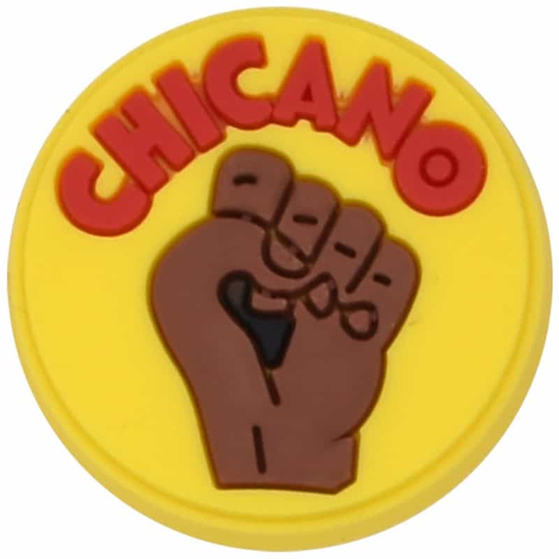 Chicano with clenched fist 122-48 - Shoe Charm
