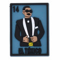 Loteria Mexican Bingo styled 14 El Toxico The Toxic blue 122-74 - Shoe Charm