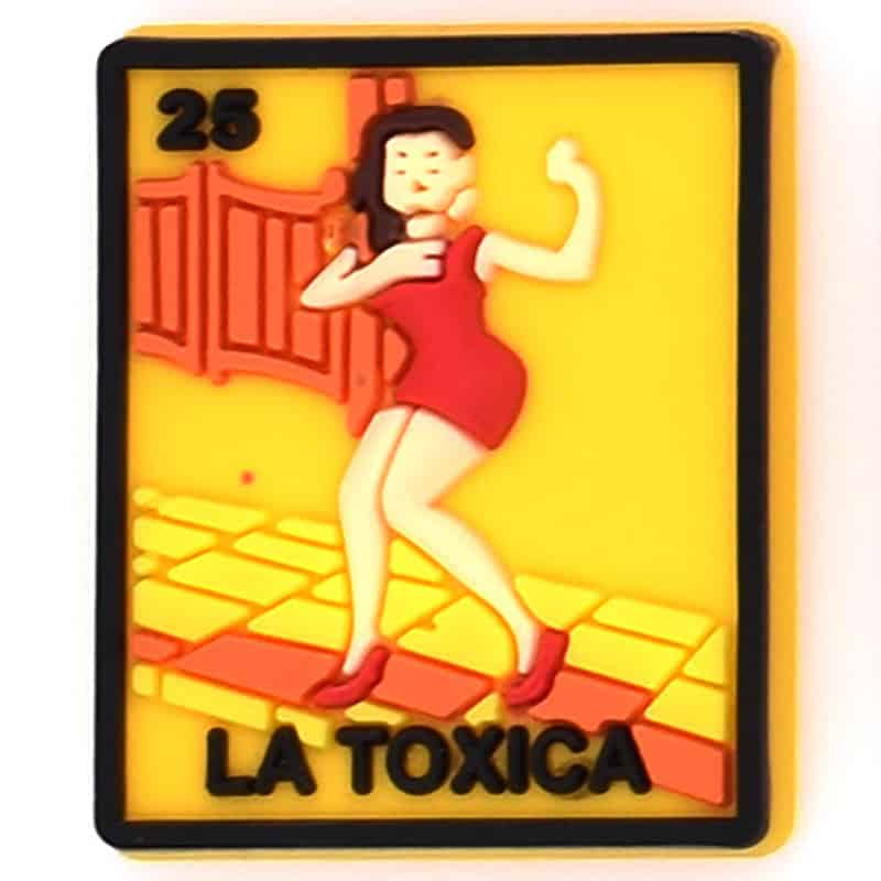 Loteria Mexican Bingo 25 La Toxica Toxic 122-79 - Shoe Charm
