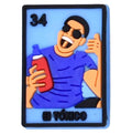 Loteria Mexican Bingo 34 El Toxico Hey Toxic 122-83 - Shoe Charm