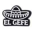 El Gefe sign with sombrero 122-95 - Shoe Charm