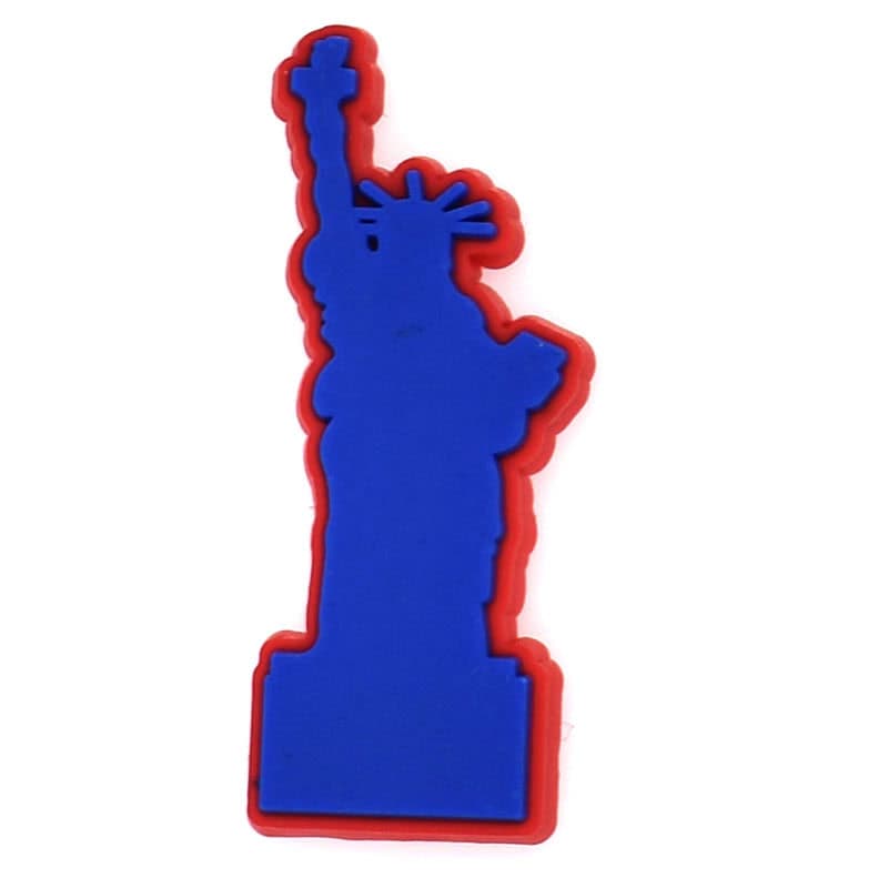 LIBERTY blue USA Uncle Sam 123-05 Shoe Charm