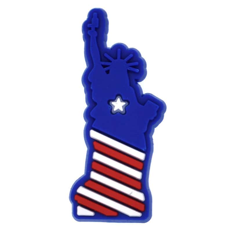 LIBERTY STAR & STRIPES USA Uncle Sam 123-06 Shoe Charm