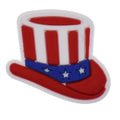 Top hat STARS & STRIPES USA Uncle Sam 123-07 Shoe Charm