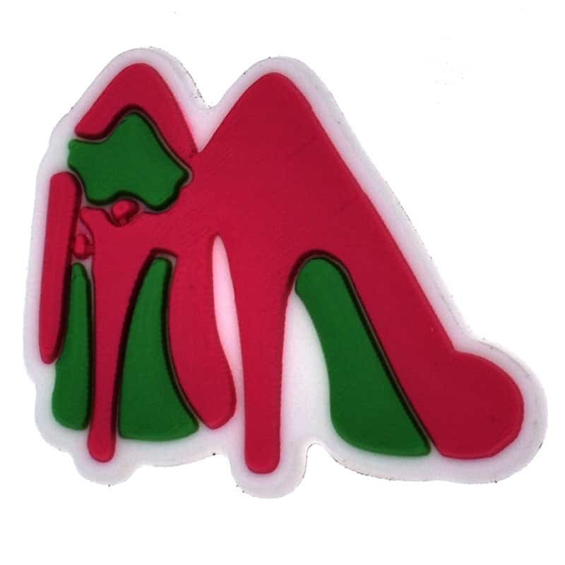 Red shoes Black Culture 124-04 Shoe Charm