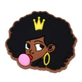 Gum girl Black Culture 124-13 Shoe Charm