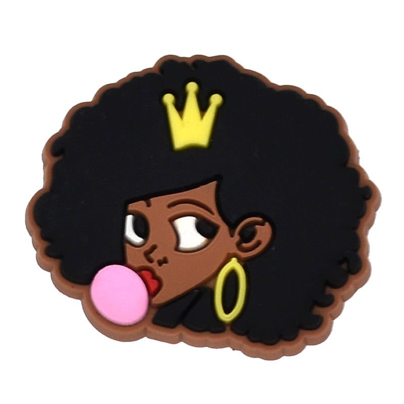 Gum girl Black Culture 124-13 Shoe Charm