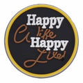 Happy Happy badge sign logo Black Culture 124-21 Shoe Charm
