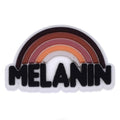 MELANIN Rainbow Black Culture 124-40 Shoe Charm