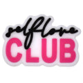 selflove CLUB sign logo Black Culture 124-41 Shoe Charm