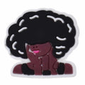 Big hair gilr Black Culture 124-42 Shoe Charm