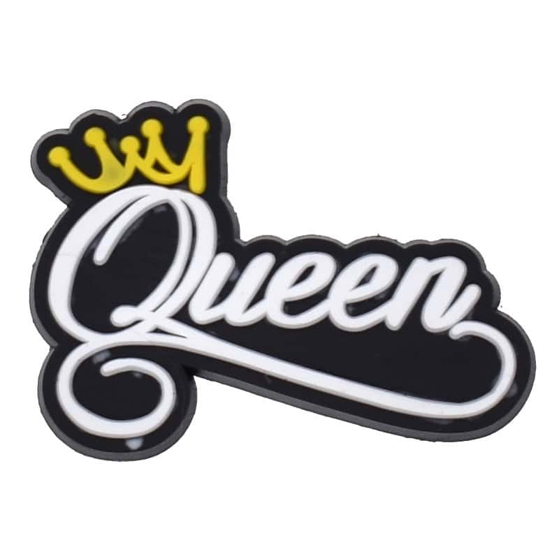 Queen sign logo Black Culture 124-48 Shoe Charm