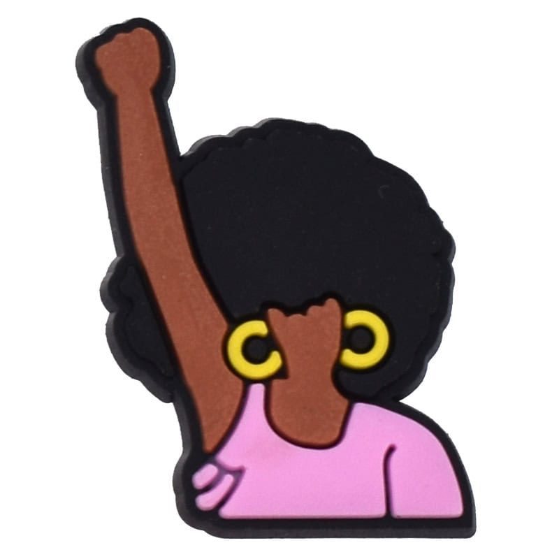 Black power salute Black Culture 124-52 Shoe Charm