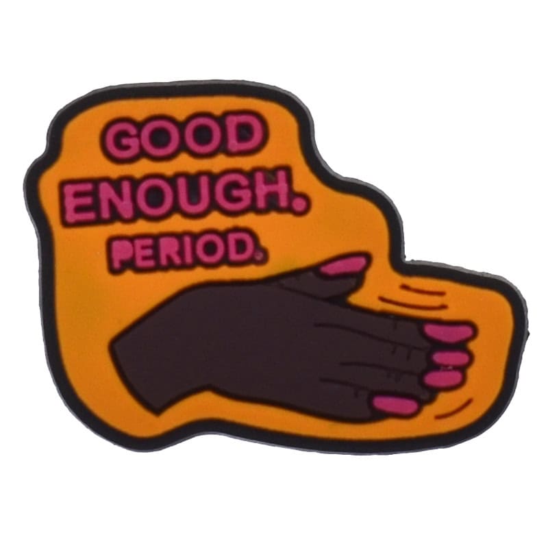 GOOD ENOUGH Period Black Culture 124-54 Shoe Charm