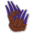 Big blue fingernails Black Culture 124-60 Shoe Charm