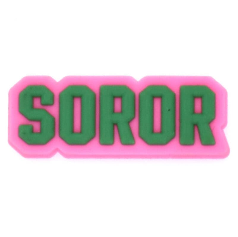 SOROR sign logo Black Culture 124-61 Shoe Charm