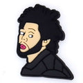 Black hair boy 128-02 Shoe Charm