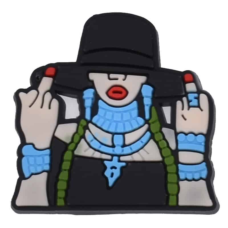 Lady gaga with hat 128-21 Shoe Charm