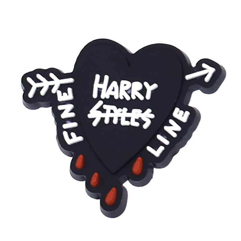Shoe charm -Harry Styles FINE LINE heart 128-41