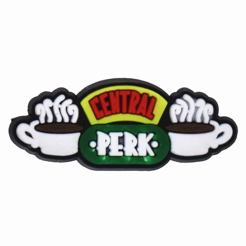 CENTRAL PERK sign logo Friends 129-08 Shoe Charm