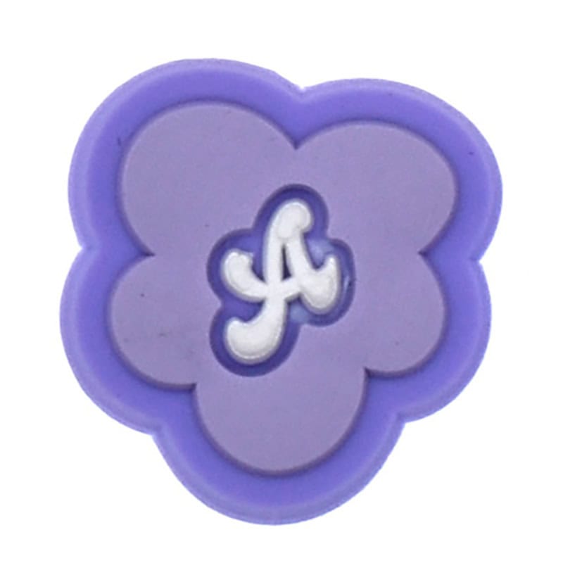 Purple "A" cloudMoon Fairies 130-06 Shoe Charm