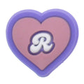 Pink "R" heart Moon Fairies 130-08 Shoe Charm