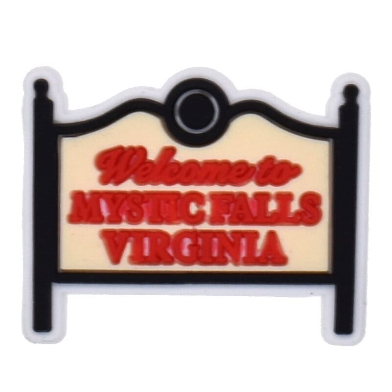 Mystic Falls sign 134-05 Shoe Charm