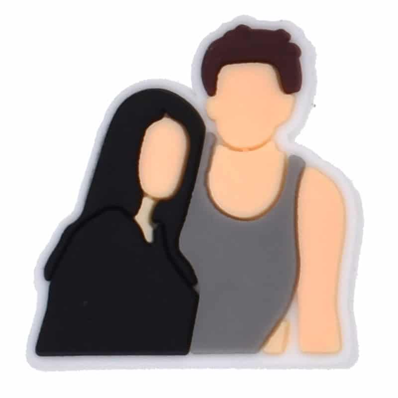 Faceless Natalie & Victor 134-09 Shoe Charm