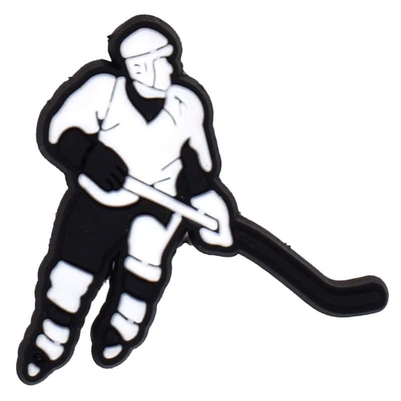Team player white Ice Hockey 135-01 Shoe Charm