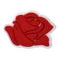 Red rose 138-16 Shoe Charm