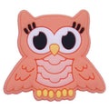 Owl big eyes orange 14-15 Shoe Charm