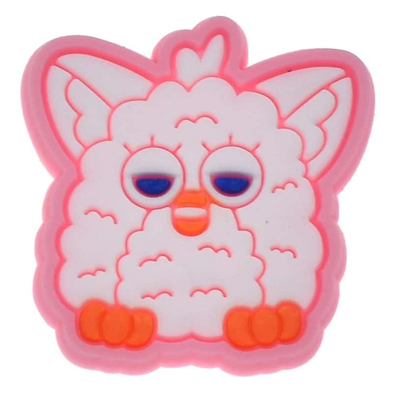 White baby owl 14-33 Shoe Charm