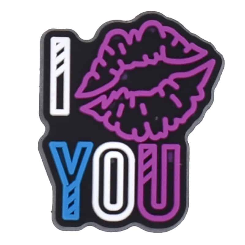 I LIPS YOU silhouette140-12 - Shoe Charm