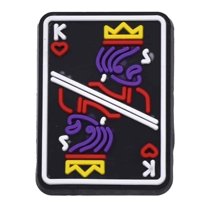 King of Hearts club sign 140-24 - Shoe Charm