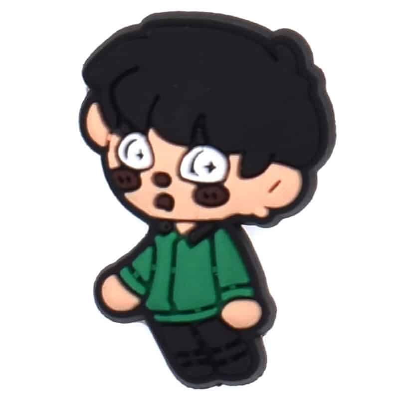 Brown hair grubby child 140-39 - Shoe Charm