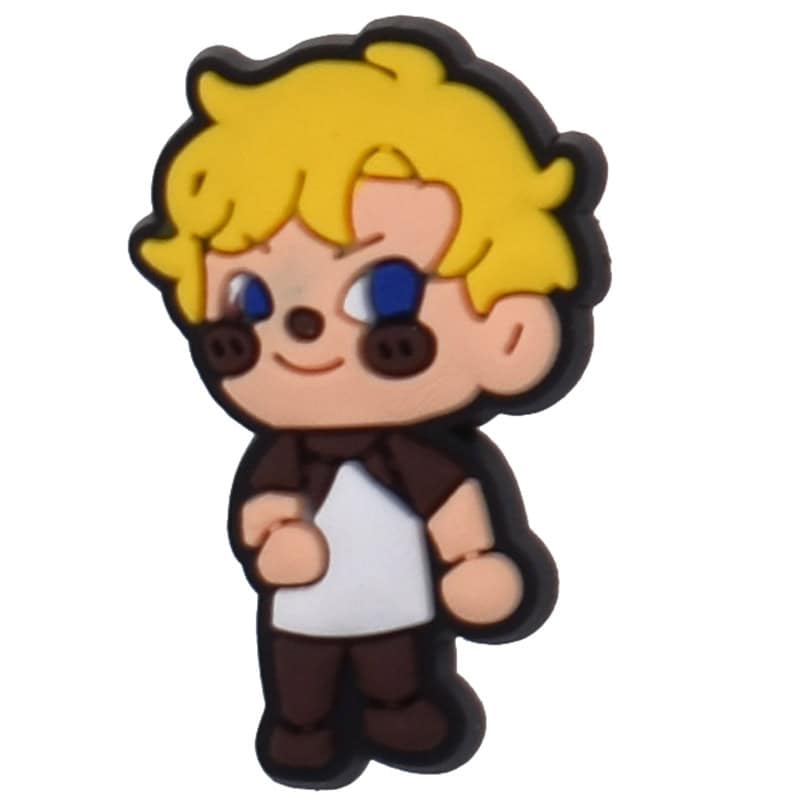 Blond hair grubby boy 140-41 - Shoe Charm