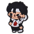 Black hair grubby boy 140-42 - Shoe Charm