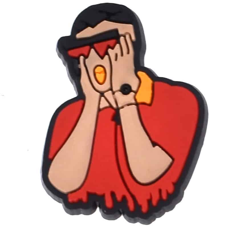 Head in hands Bad Bunny 141-05 Shoe Charm