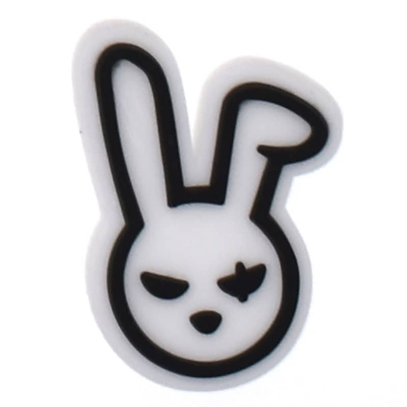 Curled ear rabitt Bad Bunny 141-14 Shoe Charm