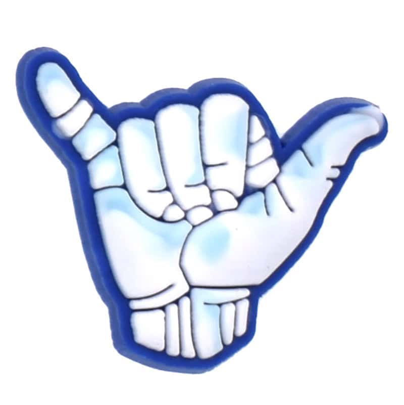 Shaka hand finger sign 145-09 Shoe Charm