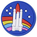 Shuttle rainbow in space NASA 146-04 Shoe Charm