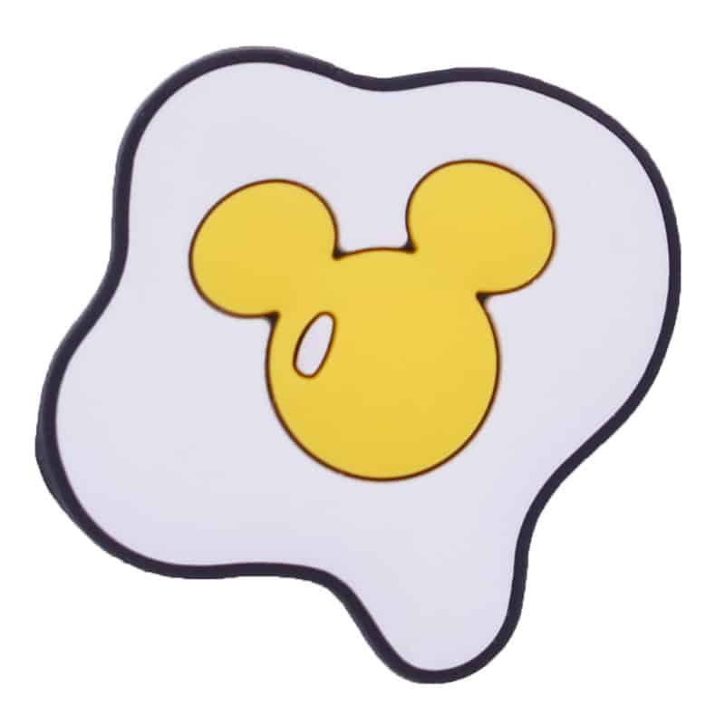 Mickey shape fried egg 15-51 - Shoe Charm