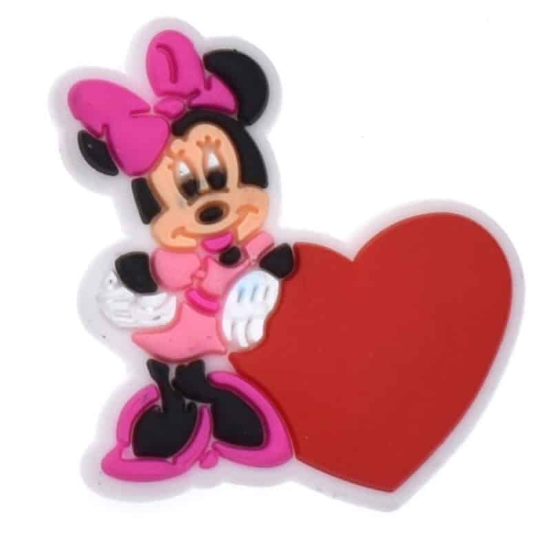Minnie Mouse love heart 15-78 - Shoe Charm
