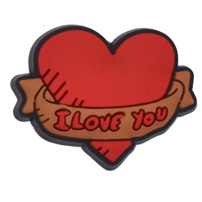 I Love yo red heart 15-79 - Shoe Charm