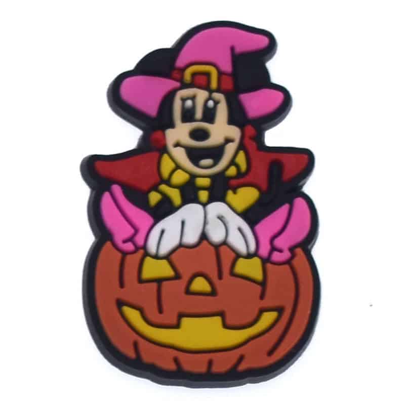 Mickey on a pumpkin 15-90 - Shoe Charm