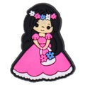 Shoe Charm - Pink ball gown girl 152-11