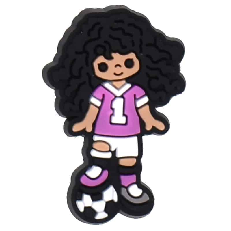 Foorball girl 152-19 Shoe Charm