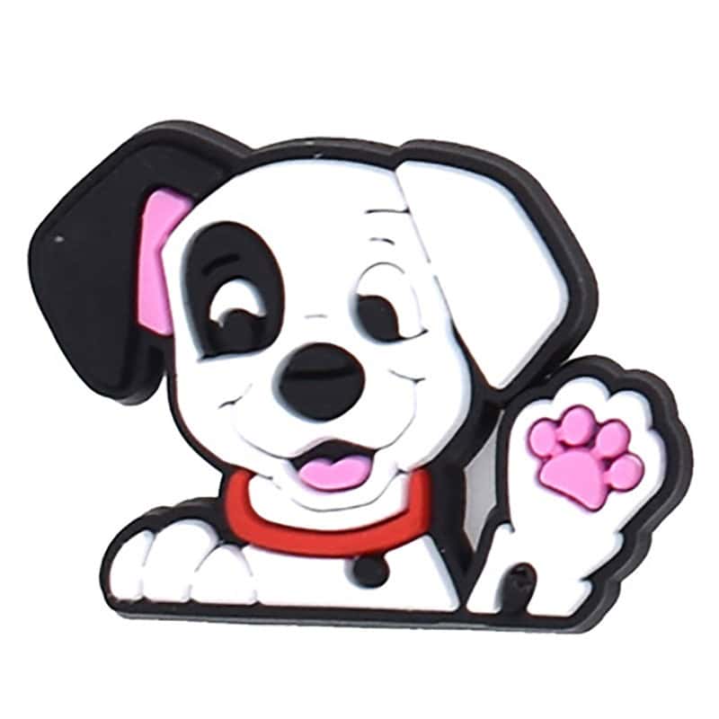 Patch eye puppy dog 157-01 Shoe Charm