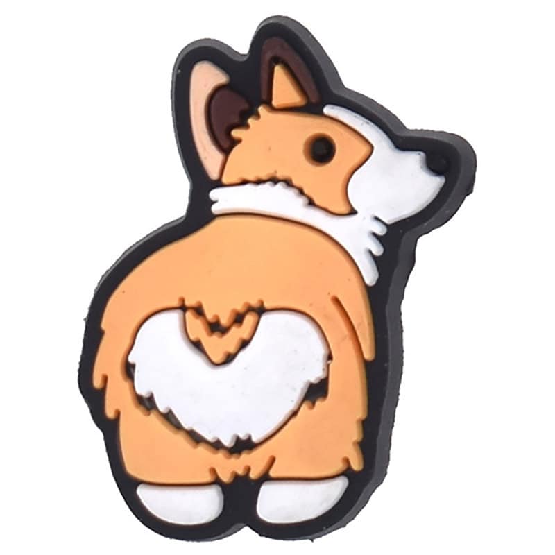 Corgi tail 157-12 Shoe Charm